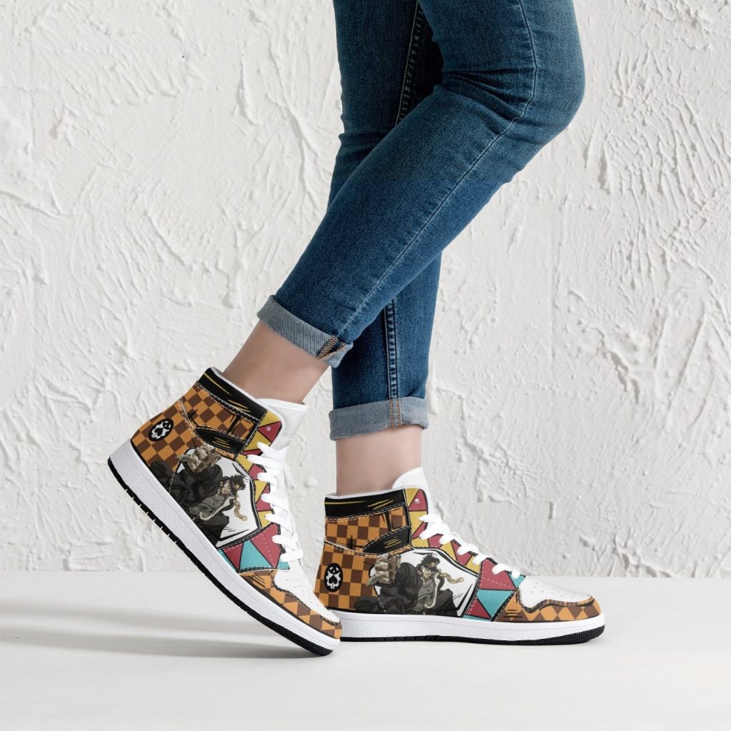 jotaro kujo jojos bizarre adventure j force shoes 15 - Anime Shoes UK Store
