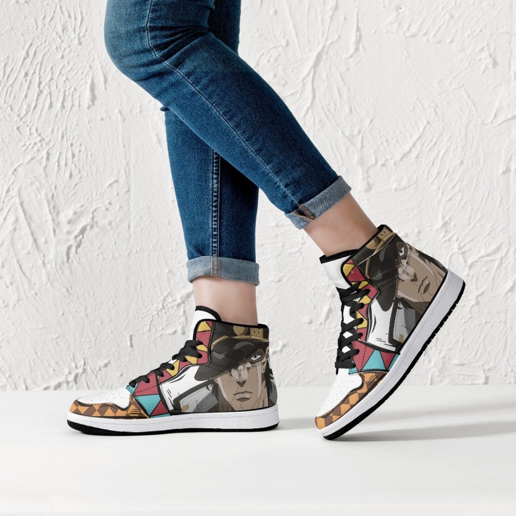 jotaro kujo jojos bizarre adventure j force shoes 5 - Anime Shoes UK Store