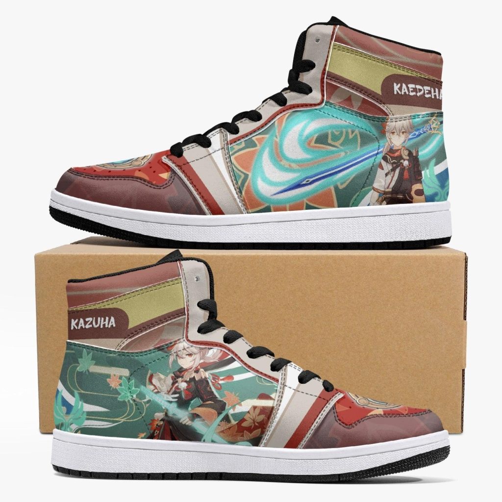 kaedehara kazuha genshin impact j force shoes - Anime Shoes UK Store