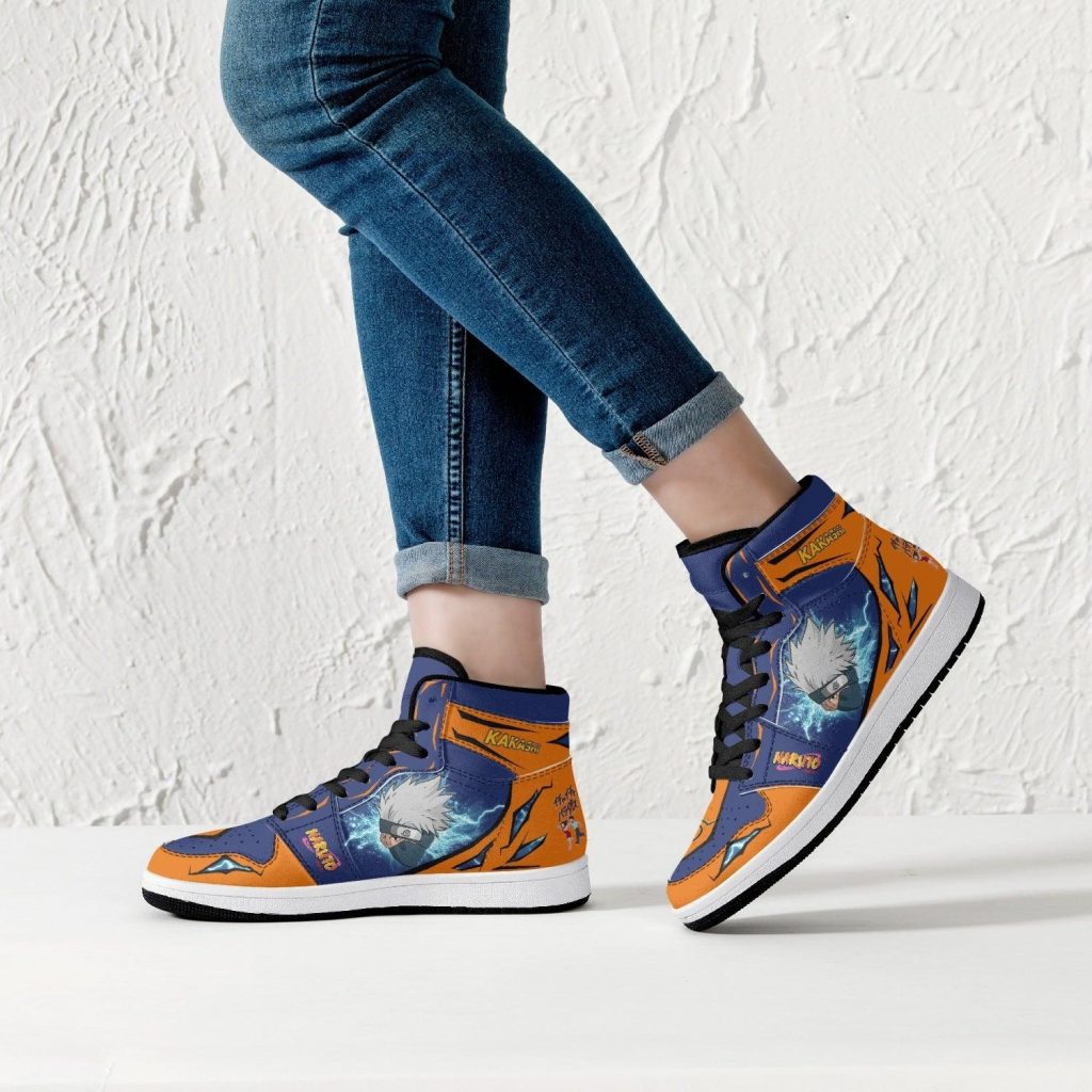 kakashi hatake naruto j force shoes 6 - Anime Shoes UK Store