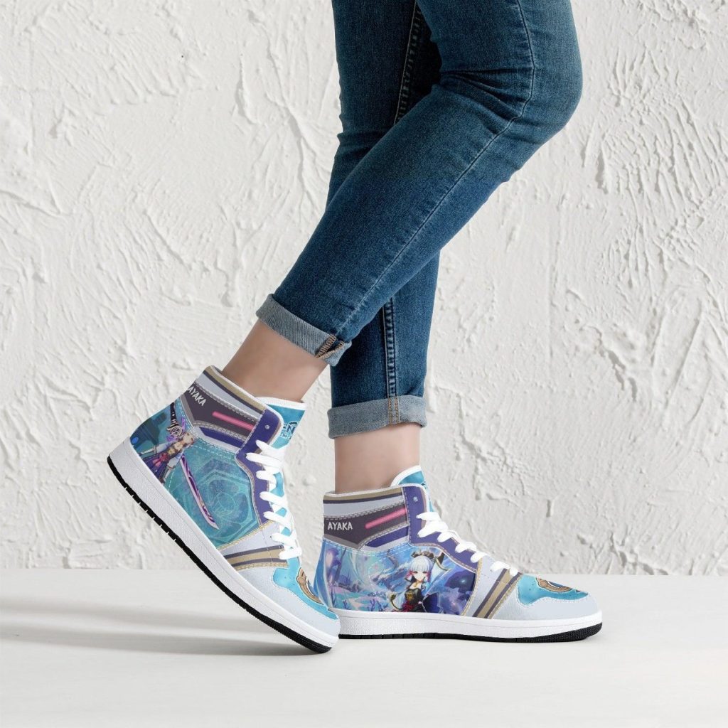 kamisato ayaka genshin impact j force shoes 17 - Anime Shoes UK Store