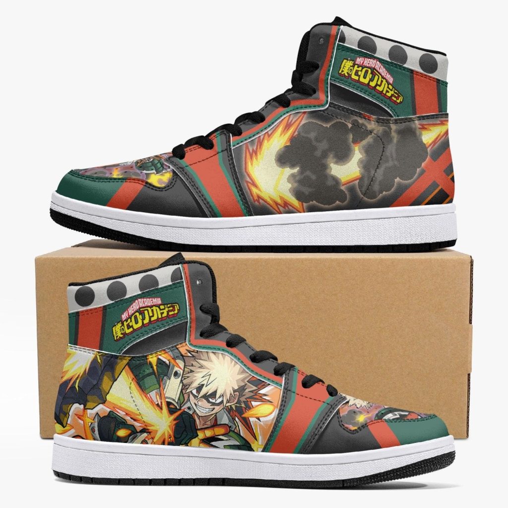 katsuki bakugo my hero academia j force shoes - Anime Shoes UK Store