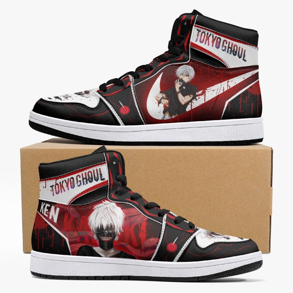 ken kaneki tokyo ghoul j force shoes - Anime Shoes UK Store
