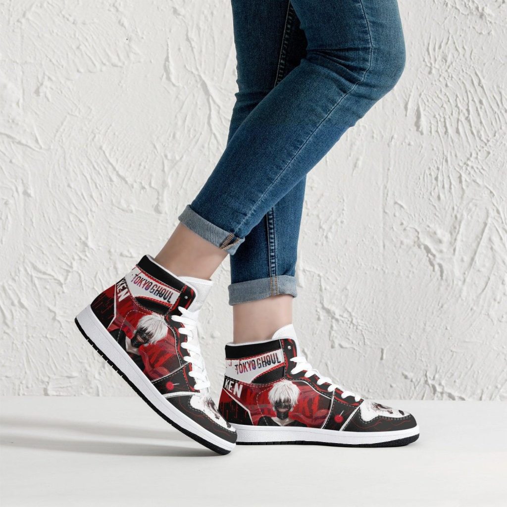 ken kaneki tokyo ghoul j force shoes 12 - Anime Shoes UK Store