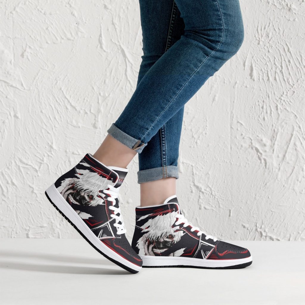 ken kaneki tokyo ghoul j force shoes 20 - Anime Shoes UK Store