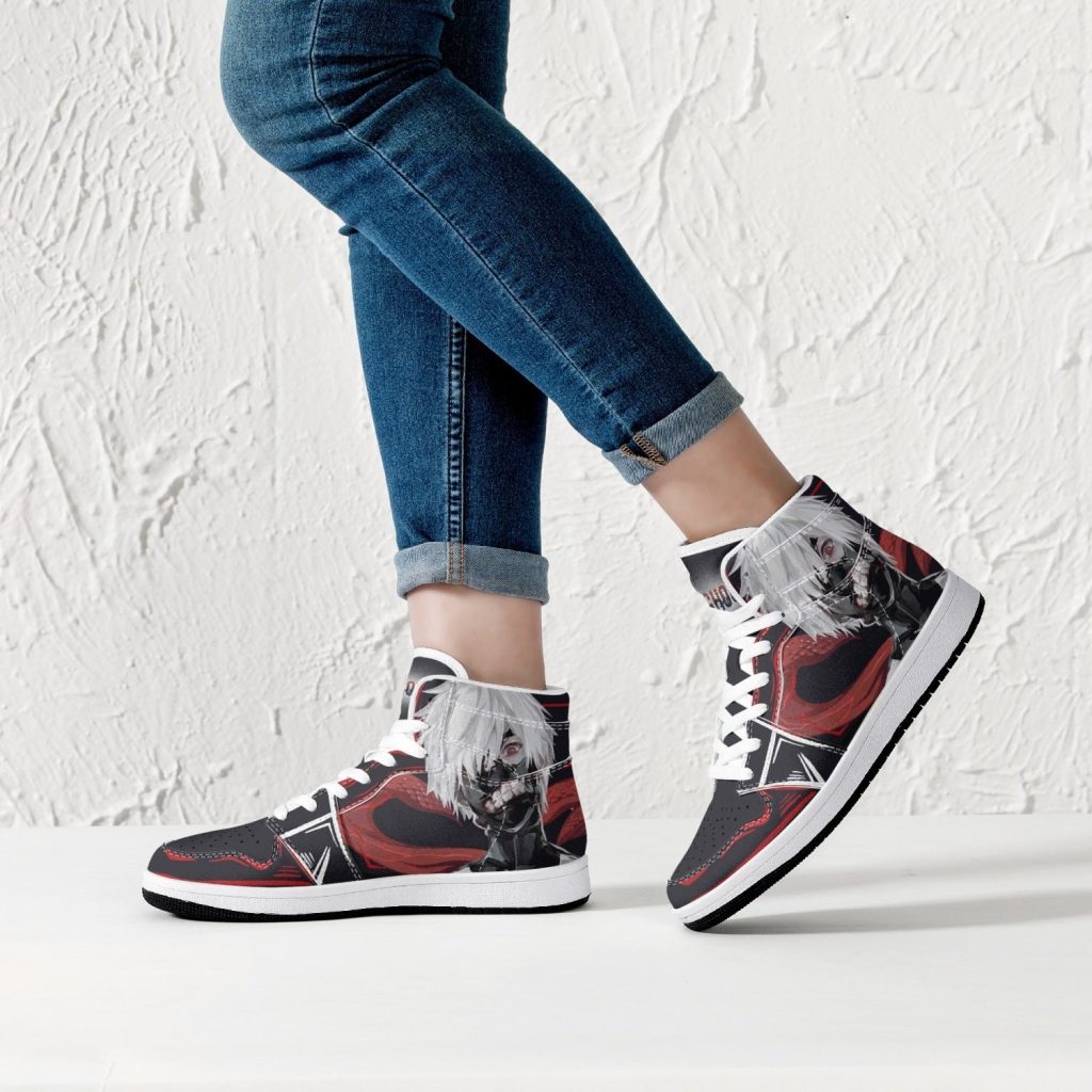 ken kaneki tokyo ghoul j force shoes 21 - Anime Shoes UK Store