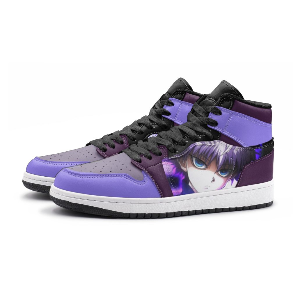killua lightning palm hunter x hunter jd1 shoes 3 - Anime Shoes UK Store