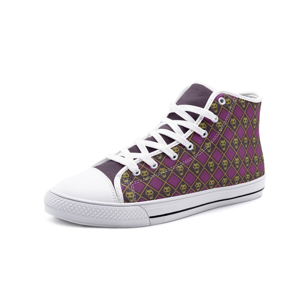 kira killer queen jojos bizarre adventure classic high top canvas shoes - Anime Shoes UK Store