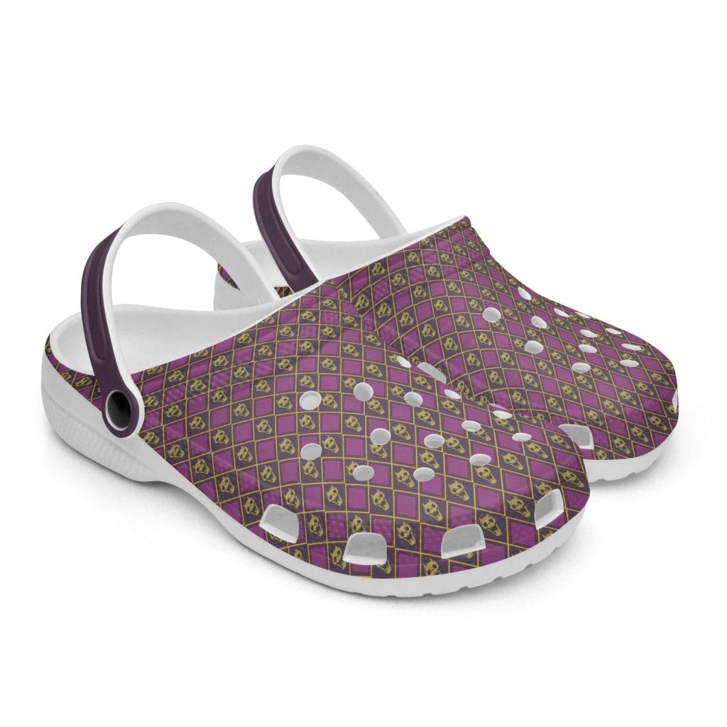kira killer queen jojos bizarre adventure custom clogs - Anime Shoes UK Store
