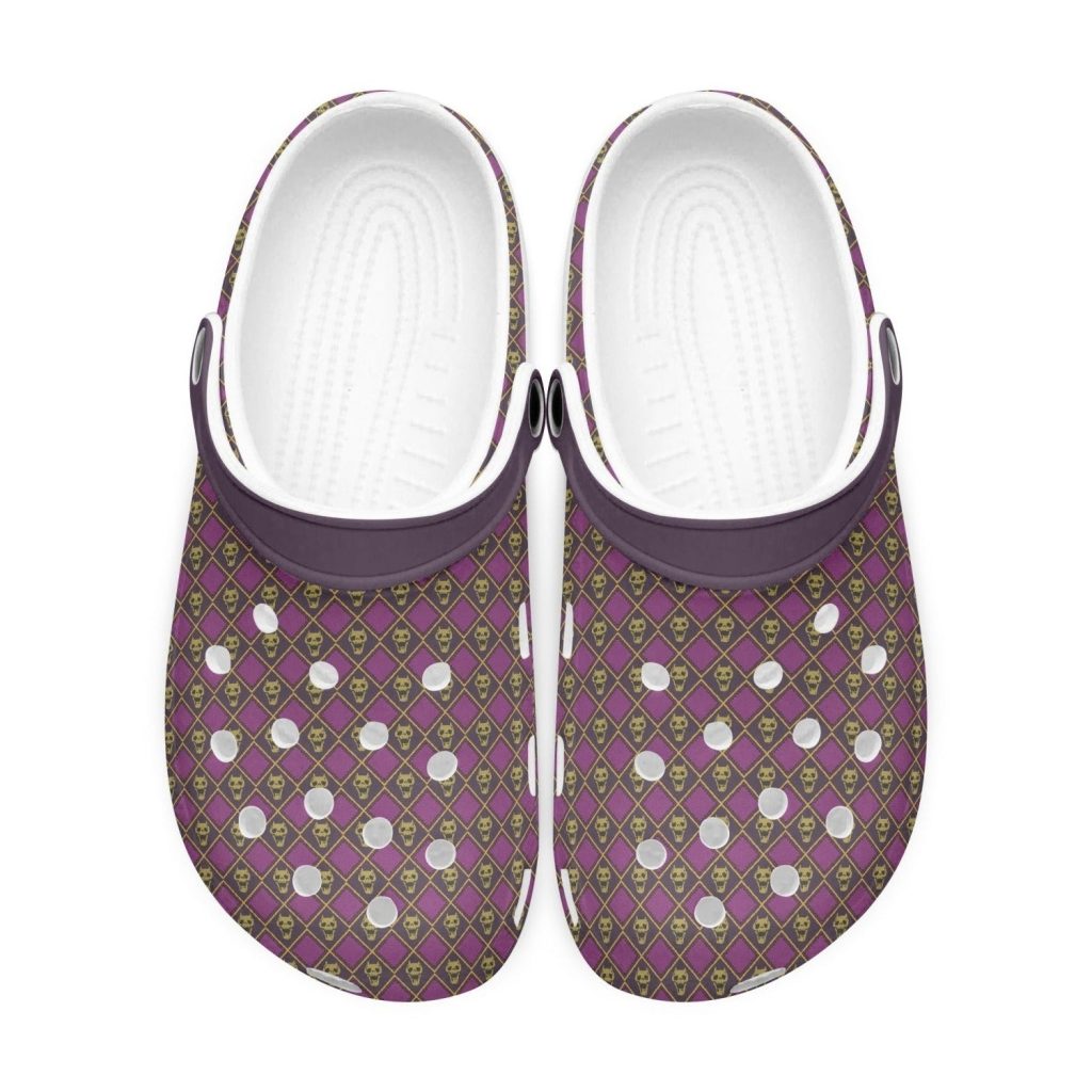 kira killer queen jojos bizarre adventure custom clogs 2 - Anime Shoes UK Store