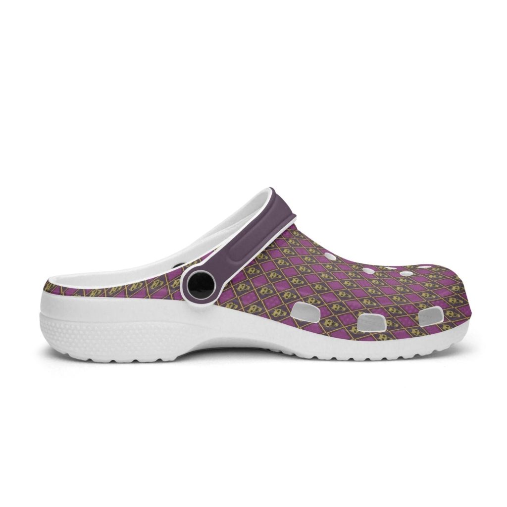 kira killer queen jojos bizarre adventure custom clogs 5 - Anime Shoes UK Store