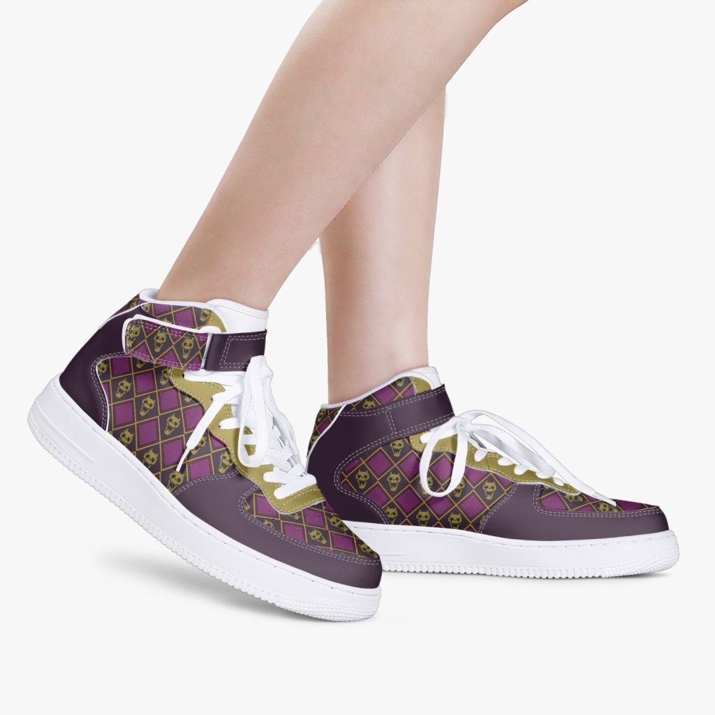 kira killer queen jojos bizarre adventure high top kamikaze shoes 10 - Anime Shoes UK Store