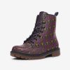 kira killer queen jojos bizarre adventure leather mountain boots - Anime Shoes UK Store