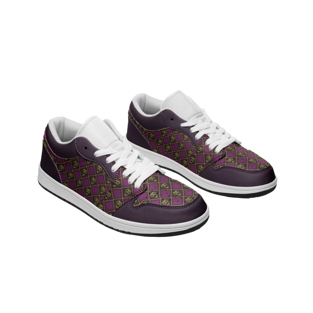 kira killer queen jojos bizarre advenure low top jd1 shoes 2 - Anime Shoes UK Store