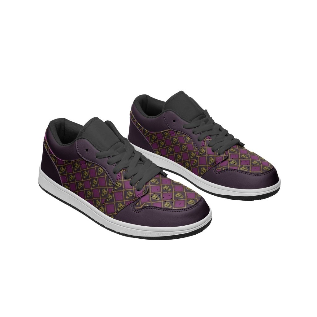 kira killer queen jojos bizarre advenure low top jd1 shoes 5 - Anime Shoes UK Store
