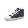 kokushibo demon slayer classic high top canvas shoes - Anime Shoes UK Store