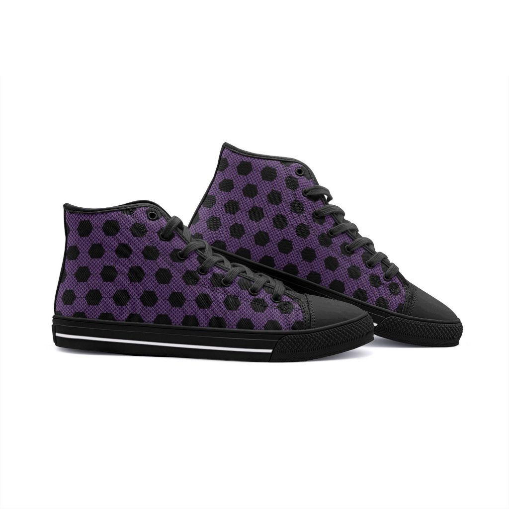 kokushibo demon slayer classic high top canvas shoes 6 - Anime Shoes UK Store