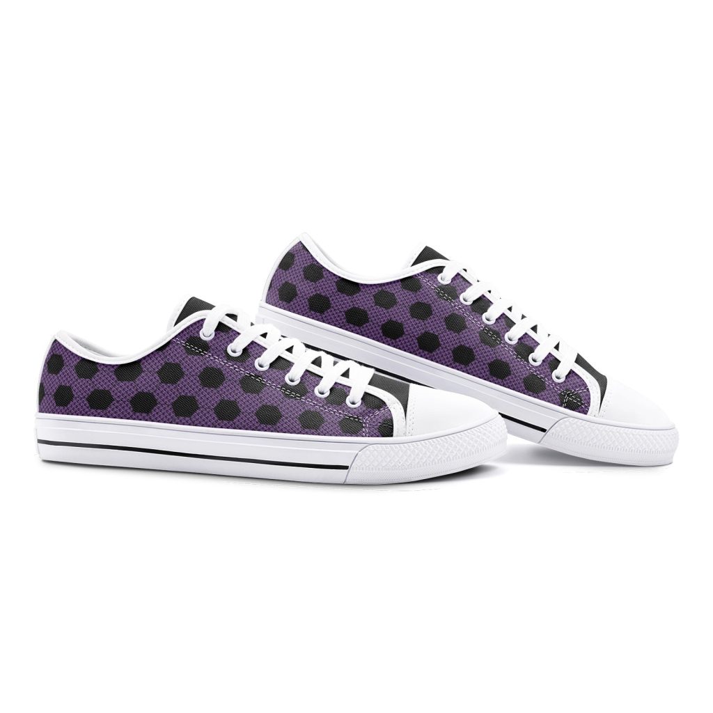 kokushibo demon slayer classic low top canvas shoes 3 - Anime Shoes UK Store