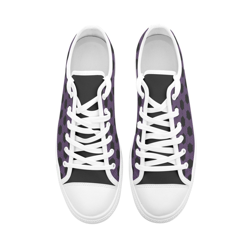kokushibo demon slayer classic low top canvas shoes 4 - Anime Shoes UK Store