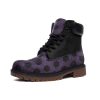 kokushibo demon slayer tb leather boots - Anime Shoes UK Store