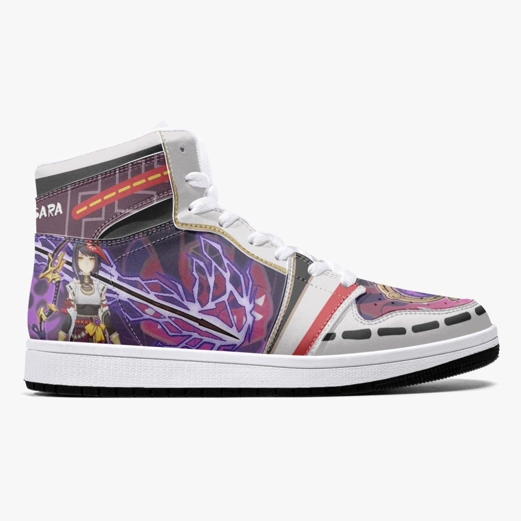 kujou sara genshin impact j force shoes 11 - Anime Shoes UK Store