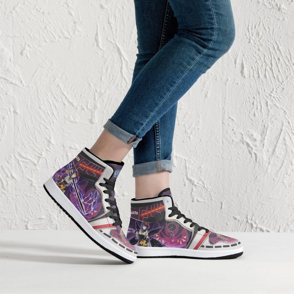 kujou sara genshin impact j force shoes 7 - Anime Shoes UK Store