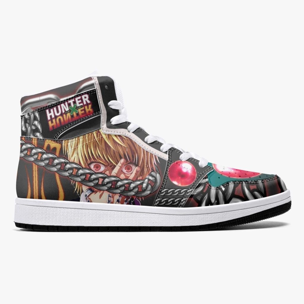 kurapika black suit hunter x hunter j force shoes 4 - Anime Shoes UK Store