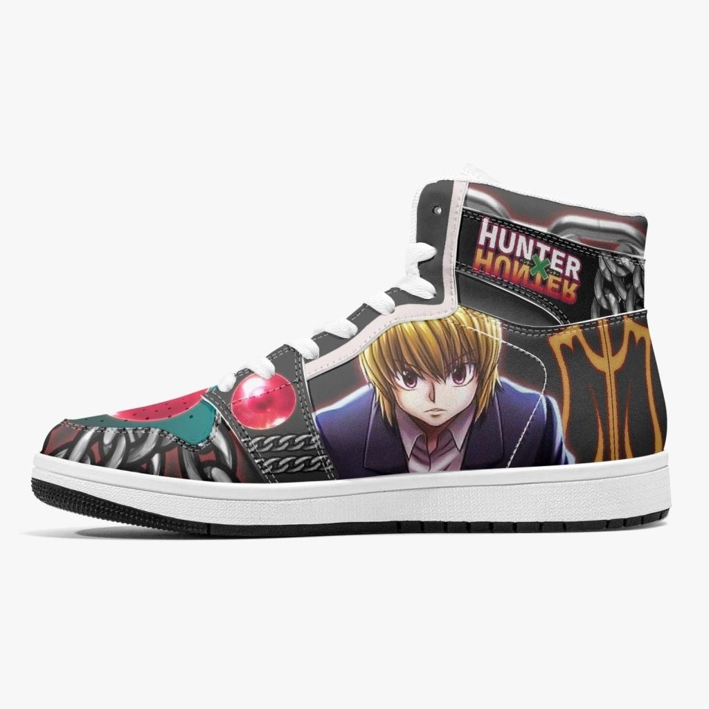 kurapika black suit hunter x hunter j force shoes 5 - Anime Shoes UK Store