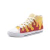 kyojuro demon slayer classic high top canvas shoes - Anime Shoes UK Store