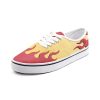 kyojuro demon slayer custom skate shoes - Anime Shoes UK Store