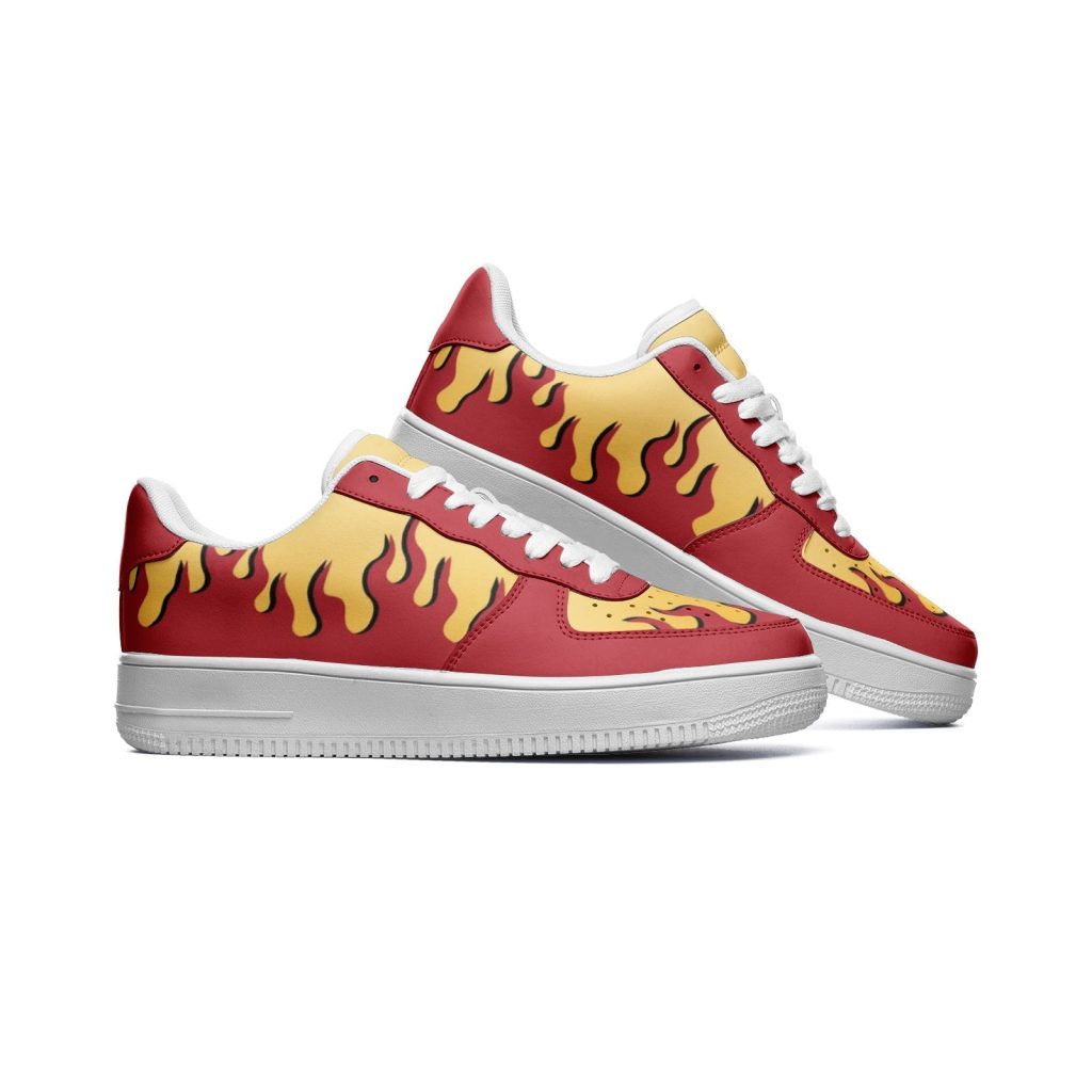kyojuro demon slayer kamehameha shoes 2 - Anime Shoes UK Store