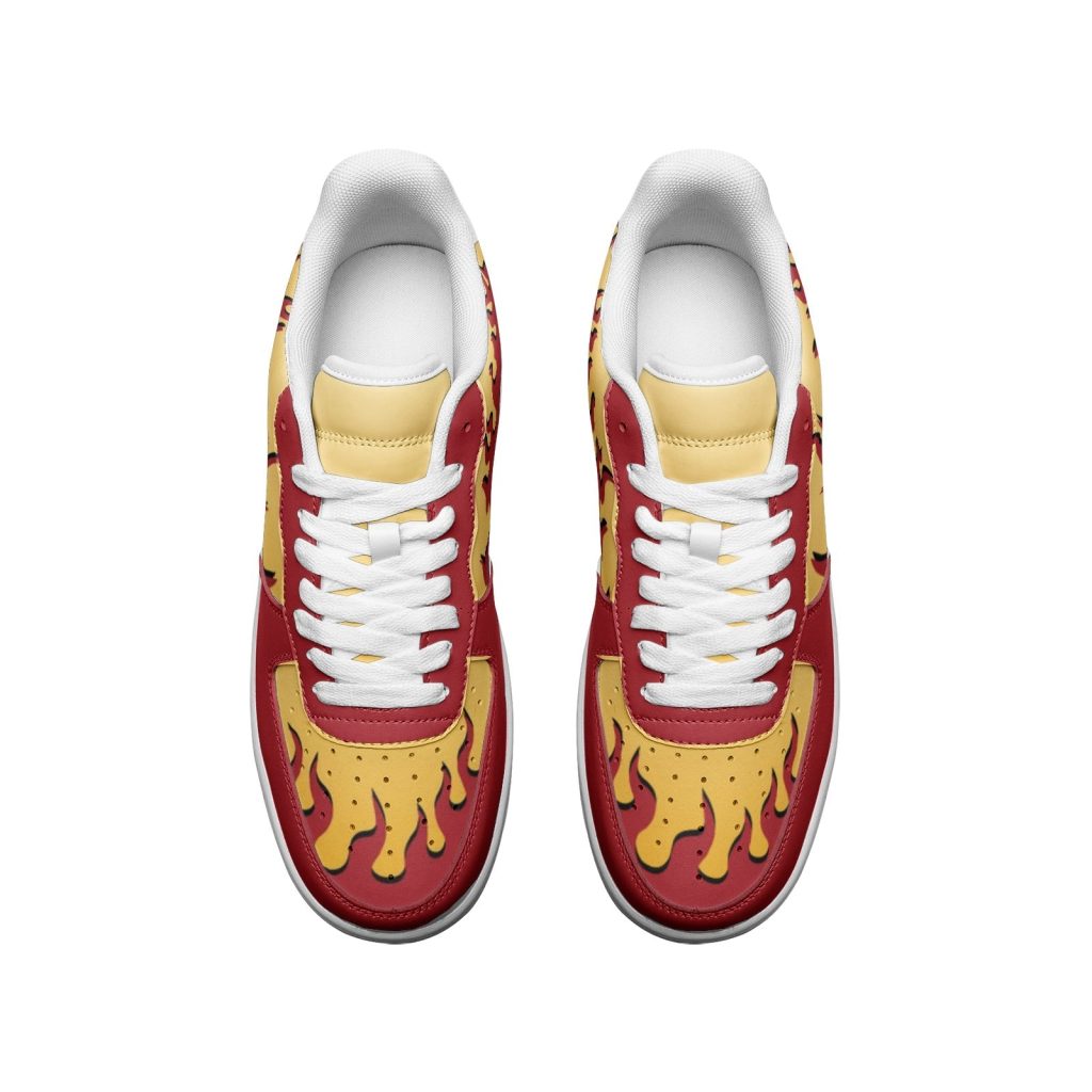 kyojuro demon slayer kamehameha shoes 3 - Anime Shoes UK Store