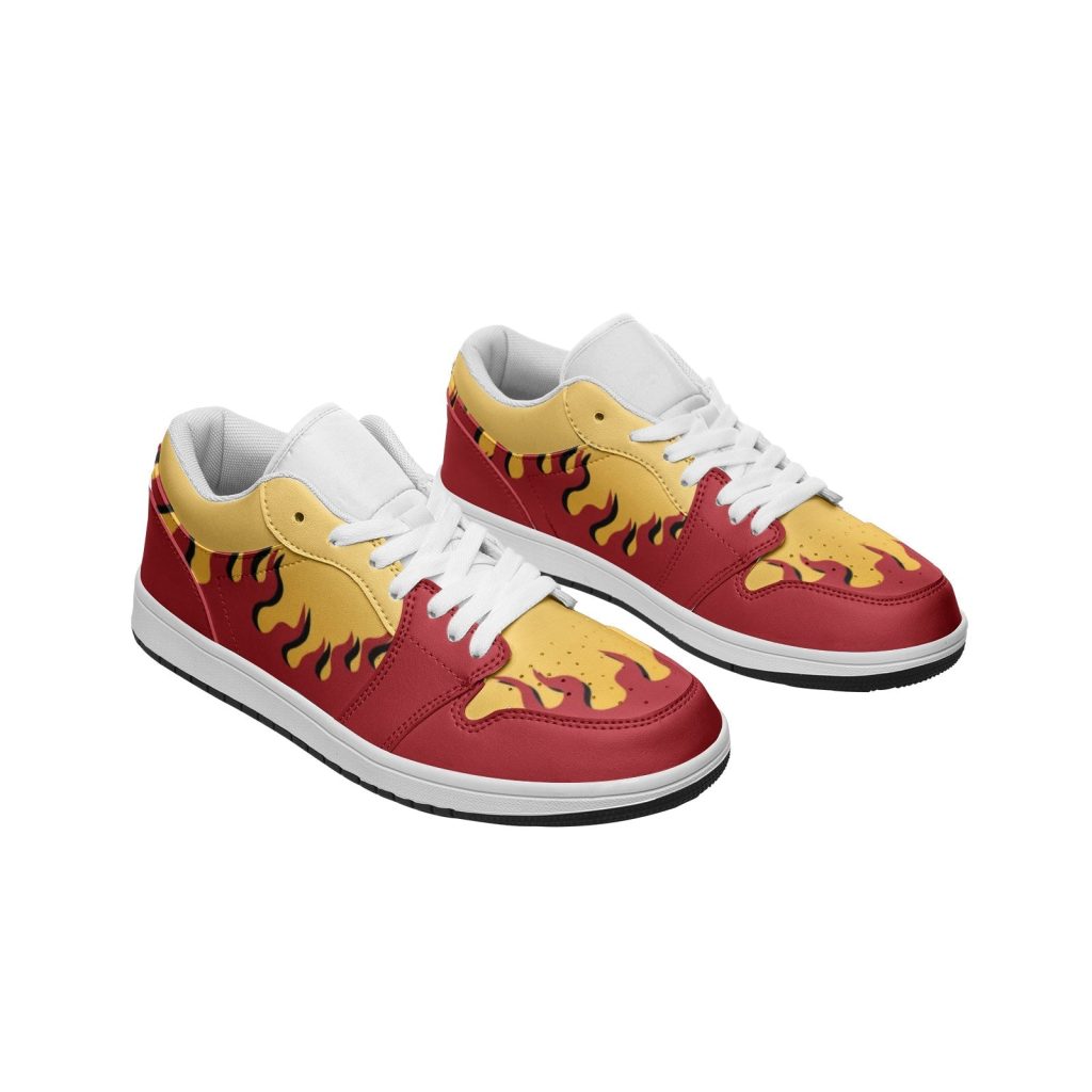 kyojuro demon slayer low top jd1 shoes 2 - Anime Shoes UK Store