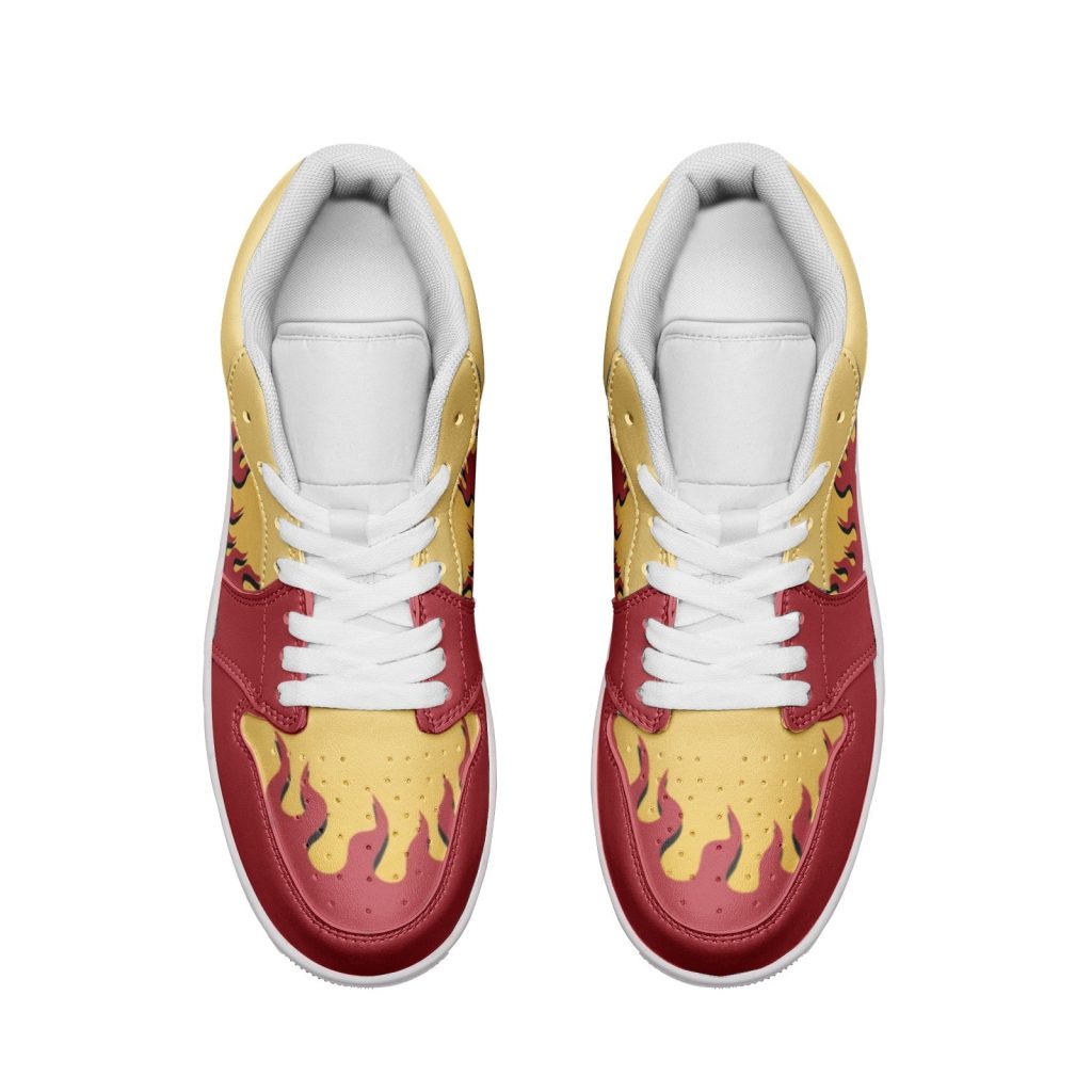 kyojuro demon slayer low top jd1 shoes 3 - Anime Shoes UK Store