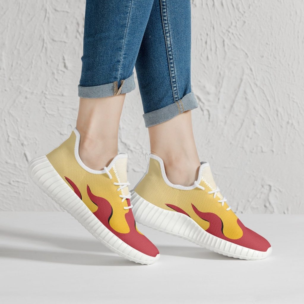 kyojuro demon slayer mesh nishi shoes 17 - Anime Shoes UK Store