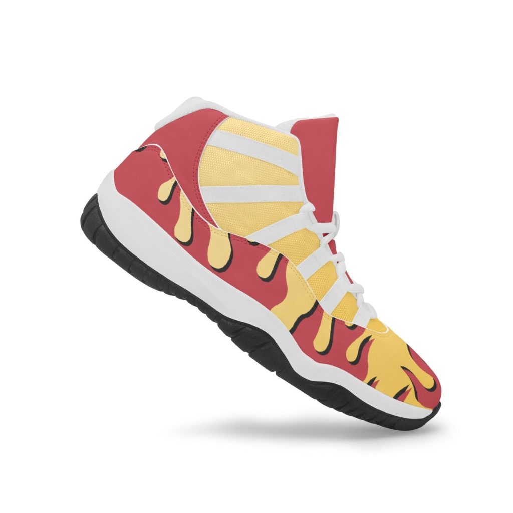kyojuro rengoku demon slayer aj11 basketball shoes 12 - Anime Shoes UK Store