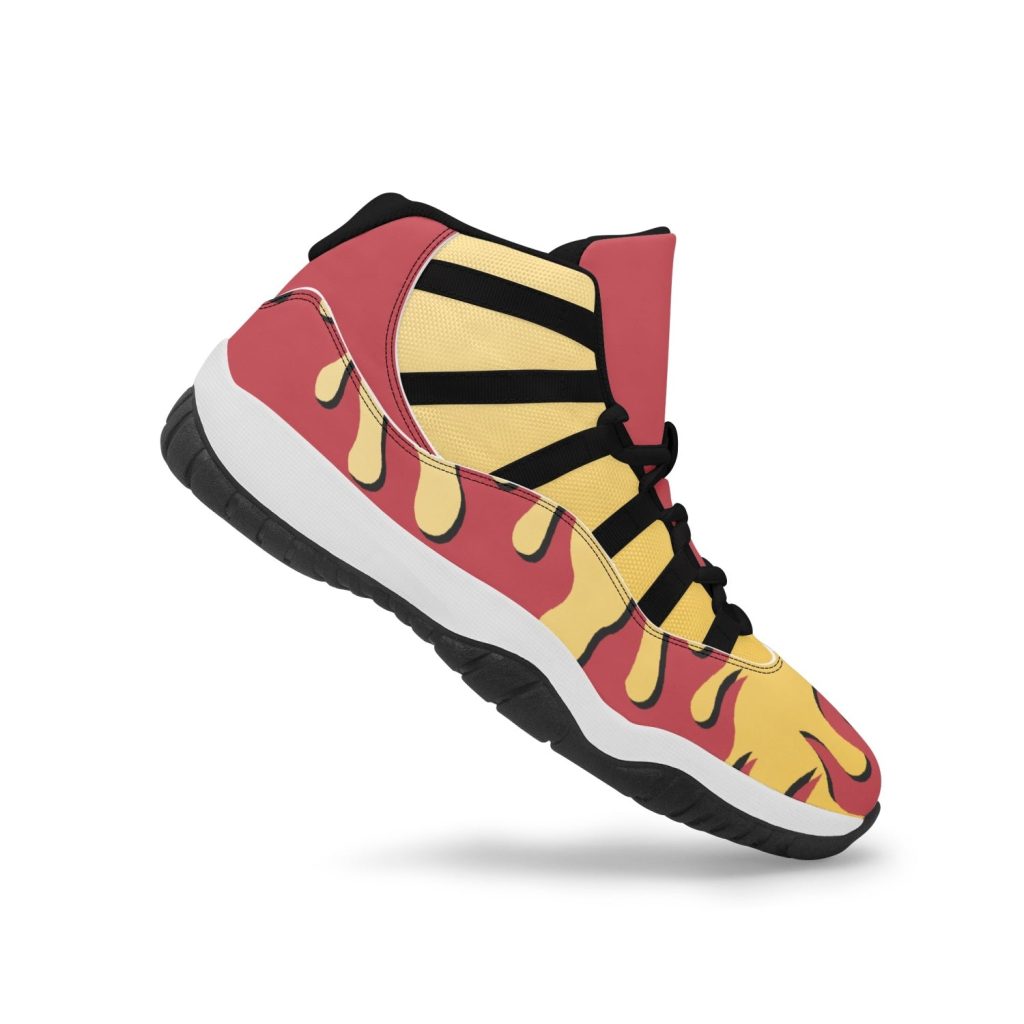 kyojuro rengoku demon slayer aj11 basketball shoes 15 - Anime Shoes UK Store