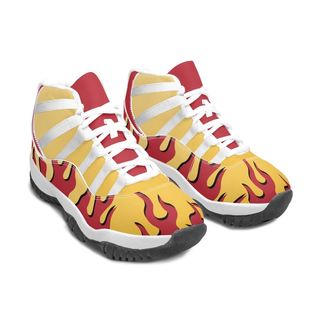 kyojuro rengoku demon slayer aj11 basketball shoes 22 - Anime Shoes UK Store
