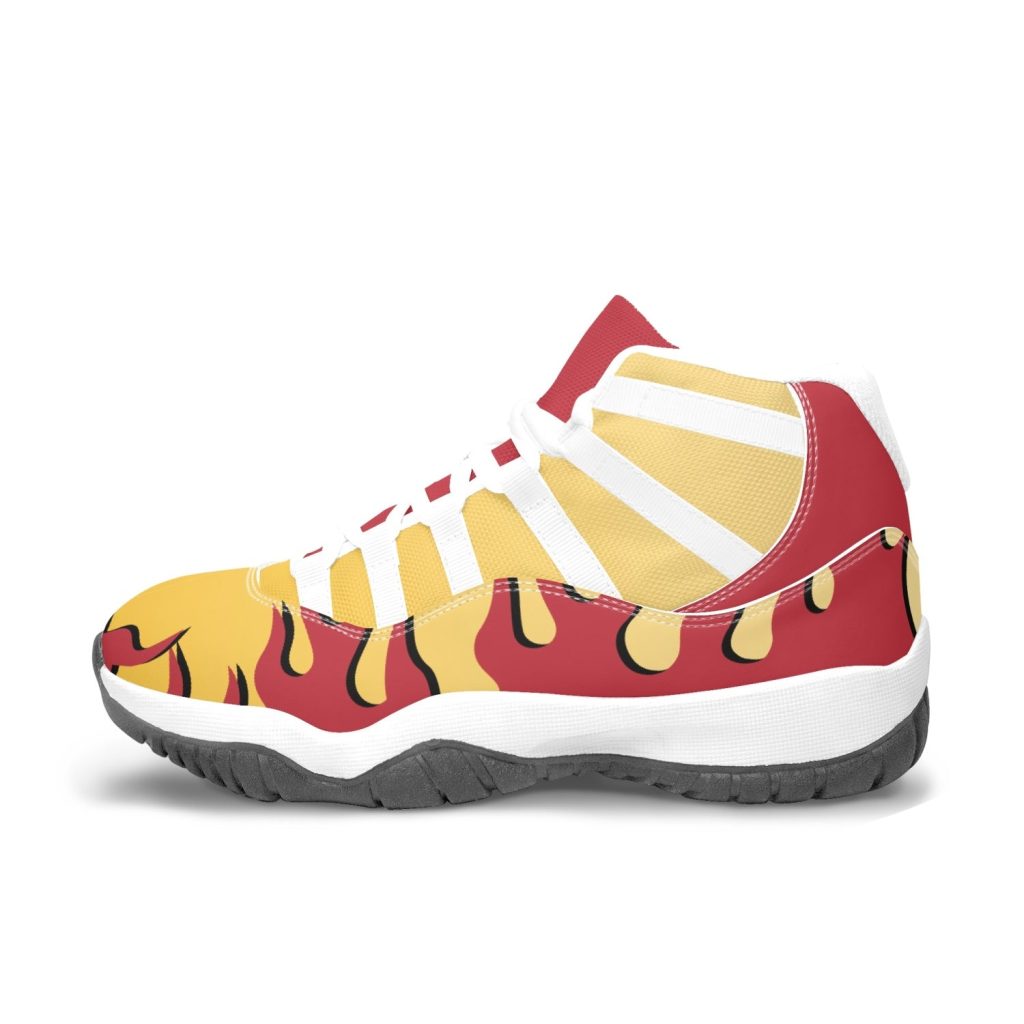 kyojuro rengoku demon slayer aj11 basketball shoes 25 - Anime Shoes UK Store