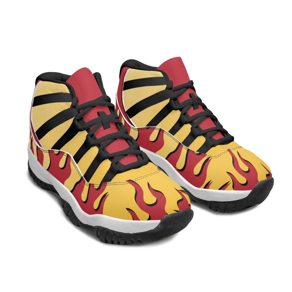 kyojuro rengoku demon slayer aj11 basketball shoes 7 - Anime Shoes UK Store