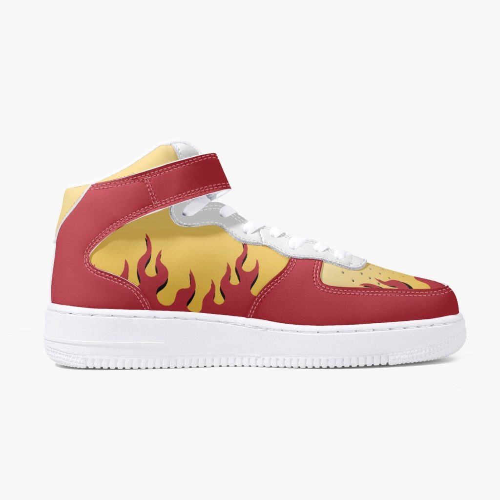 kyojuro rengoku demon slayer high top kamikaze shoes 4 - Anime Shoes UK Store