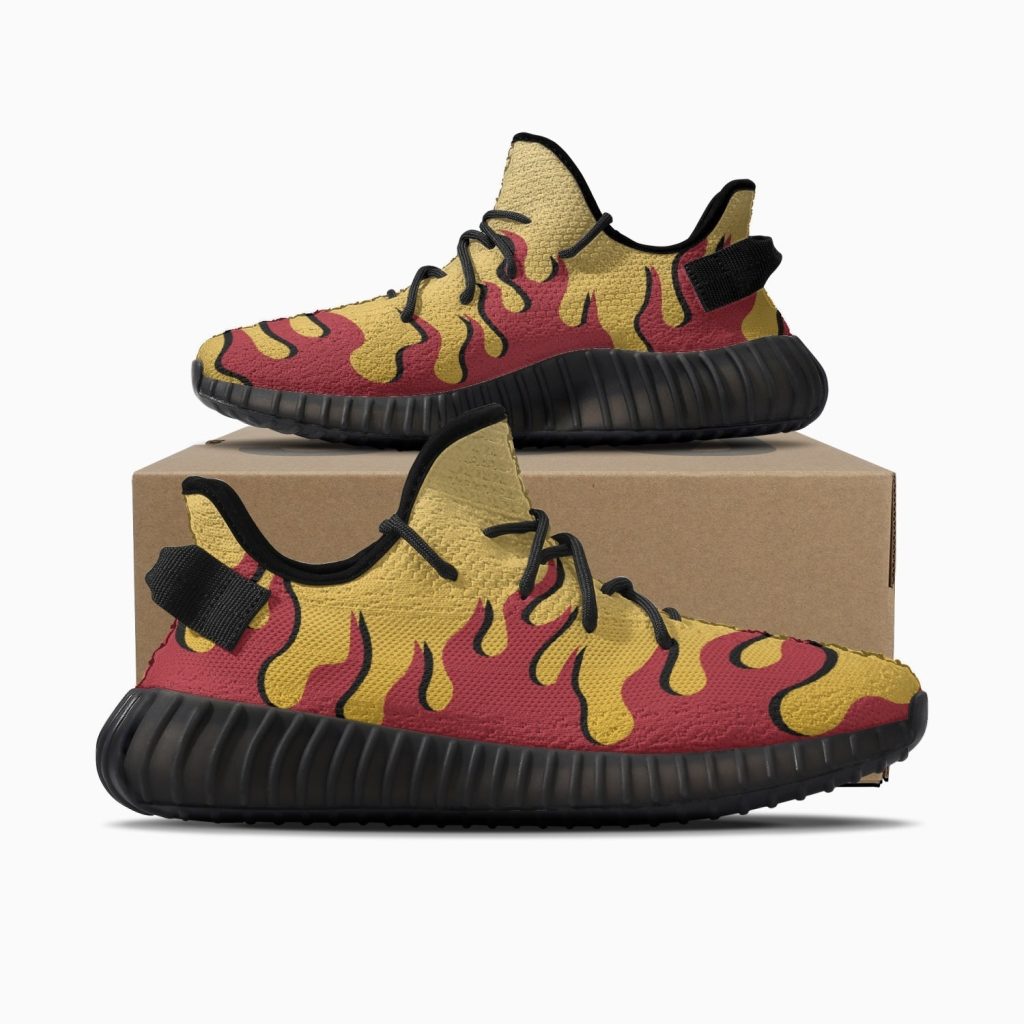 kyojuro rengoku demon slayer yz shoes - Anime Shoes UK Store
