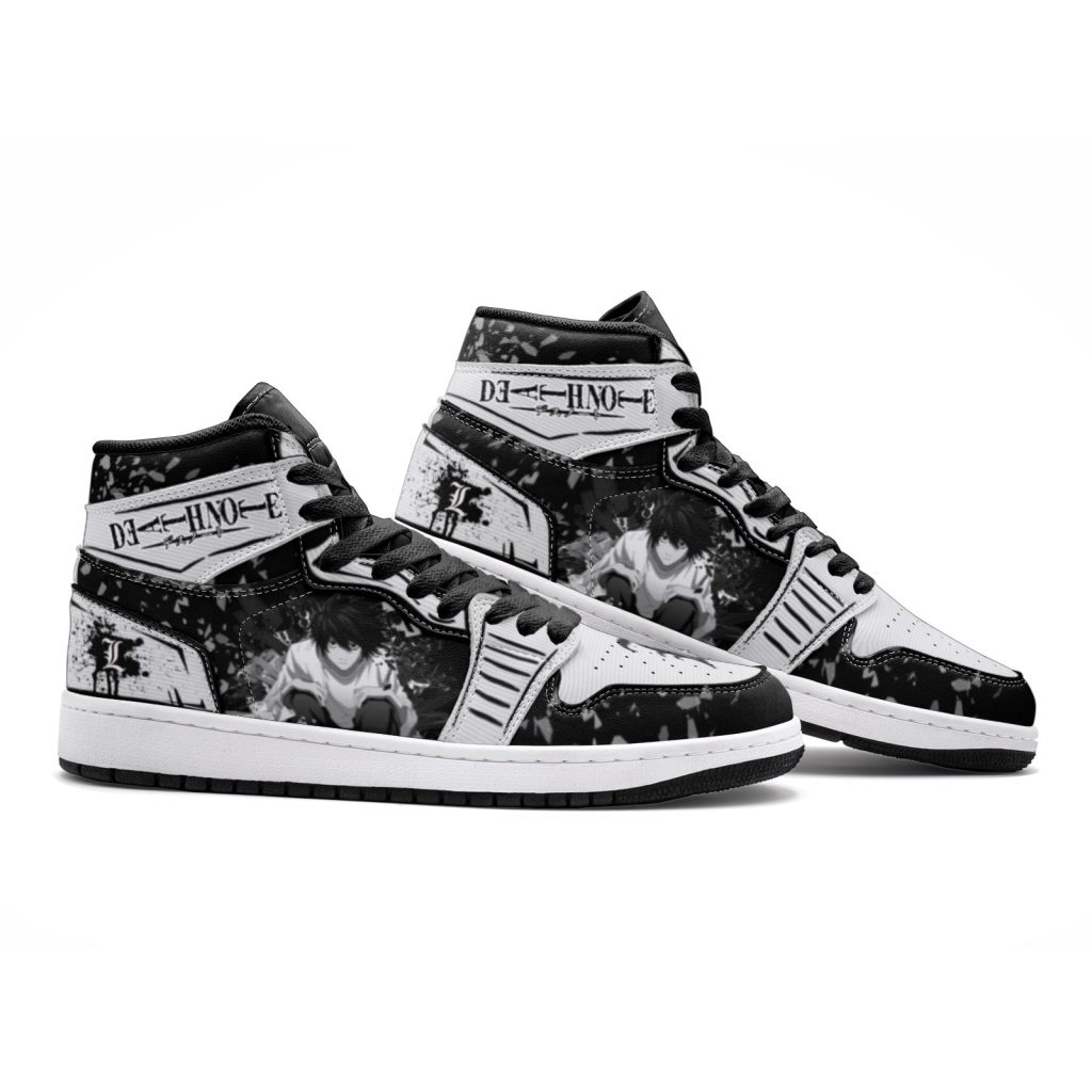 l lawliet ryuzaki death note jd1 shoes 2 - Anime Shoes UK Store