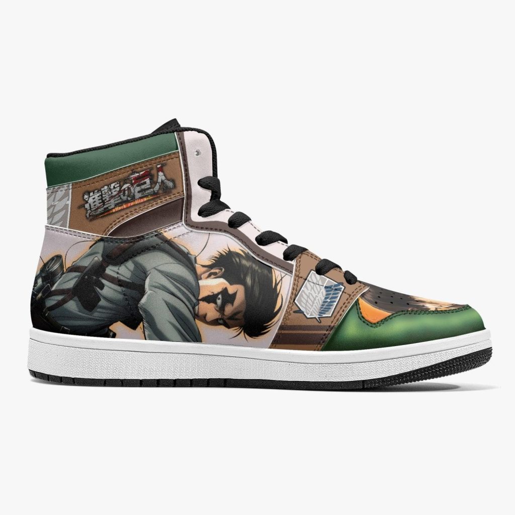 levi ackerman attack on titan j force shoes 8 - Anime Shoes UK Store