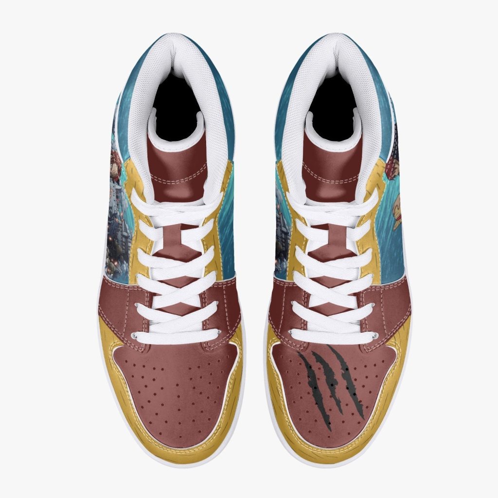 luffy and shanks one piece j force shoes 12 - Anime Shoes UK Store