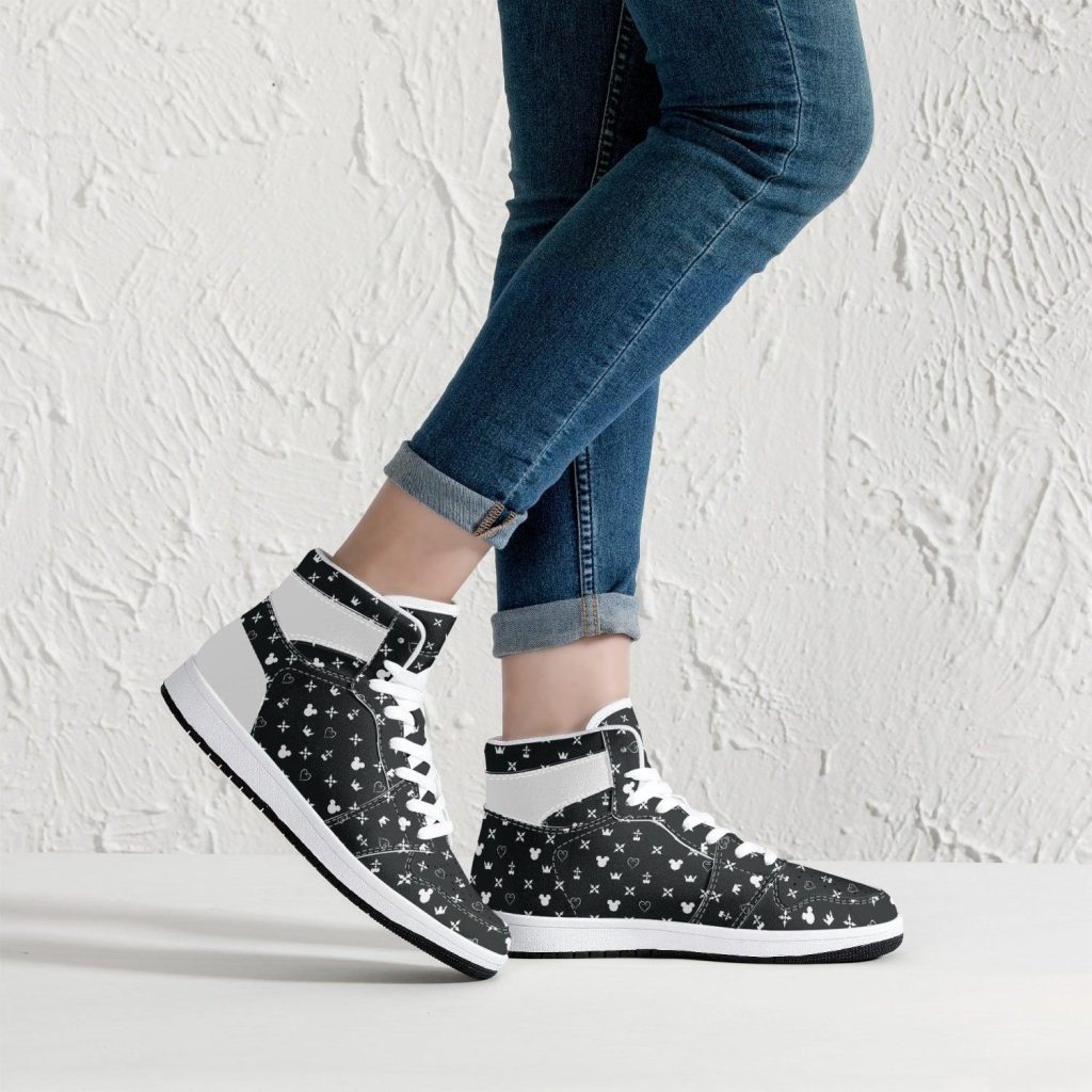 magical pattern kingdom hearts j force shoes 14 - Anime Shoes UK Store