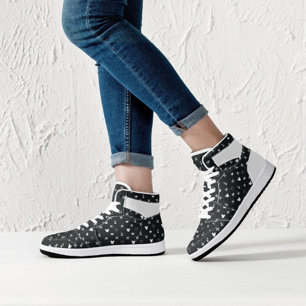 magical pattern kingdom hearts j force shoes 15 - Anime Shoes UK Store