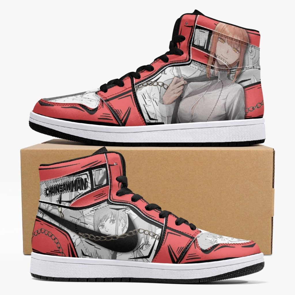 makima chainsaw man j force shoes - Anime Shoes UK Store