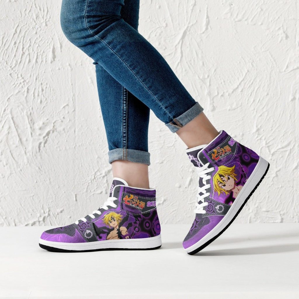 meliodas assault mode seven deadly sins j force shoes 15 - Anime Shoes UK Store