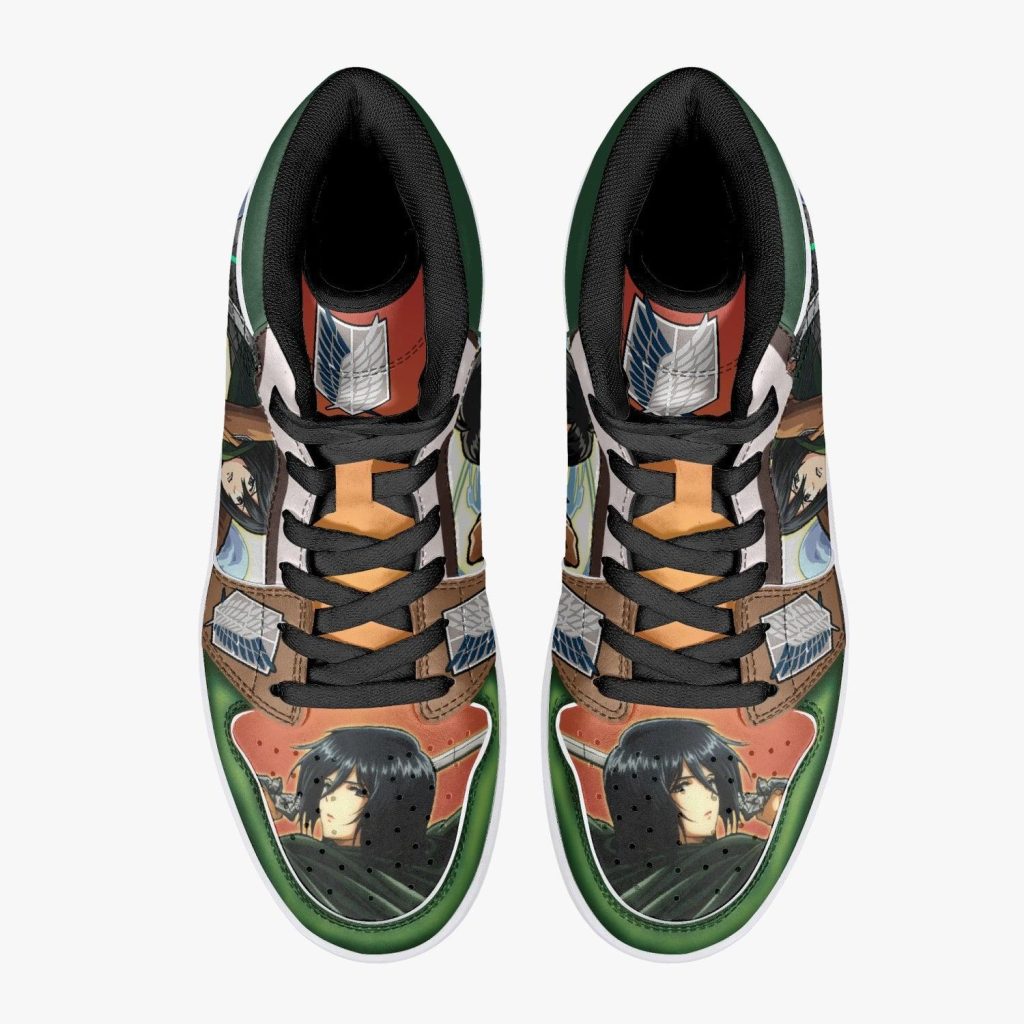 mikasa ackerman survey corps attack on titan j force shoes 3 - Anime Shoes UK Store